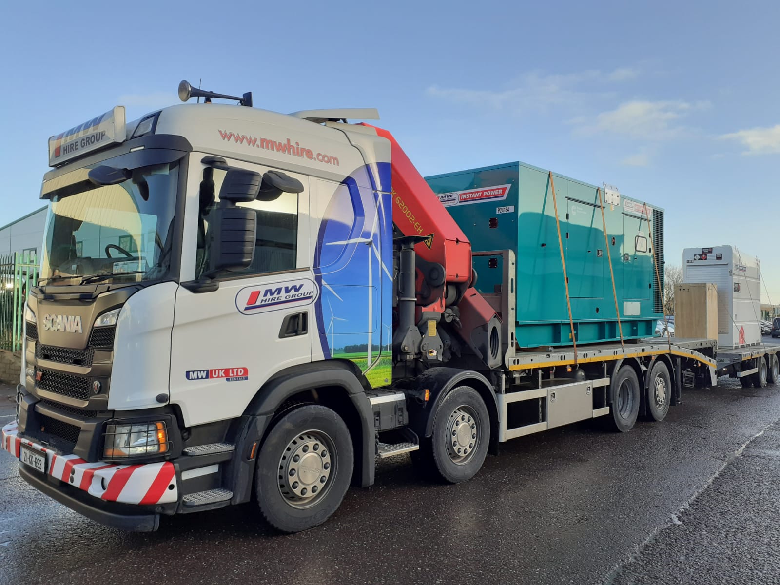 New Cummins C550D5, New 5300Ltr Feed tanks and 800amp AMF SOLD... Put in place by one of out HiAb Trucks  
