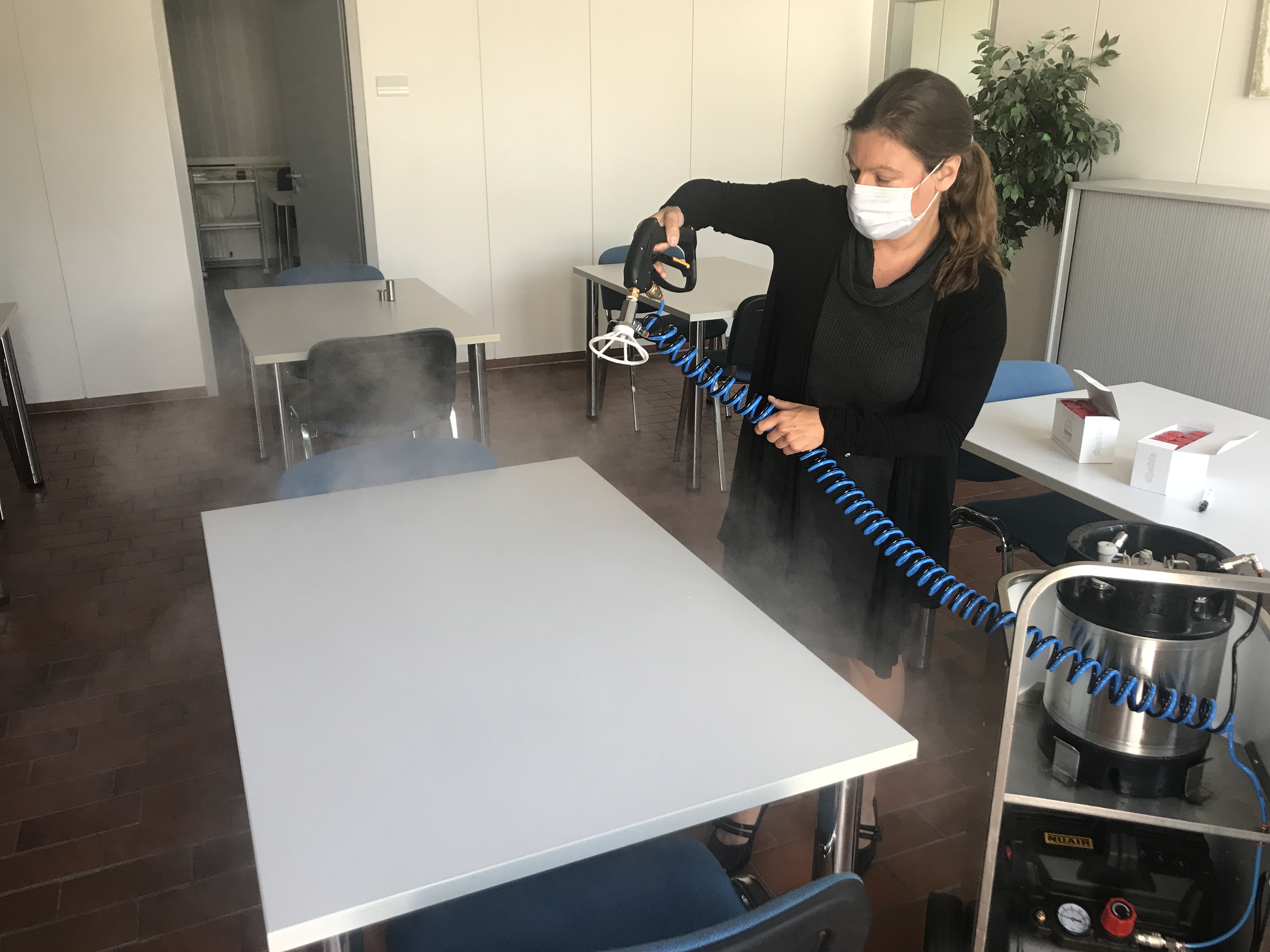 Leichtes Desinfizieren von Oberflächen