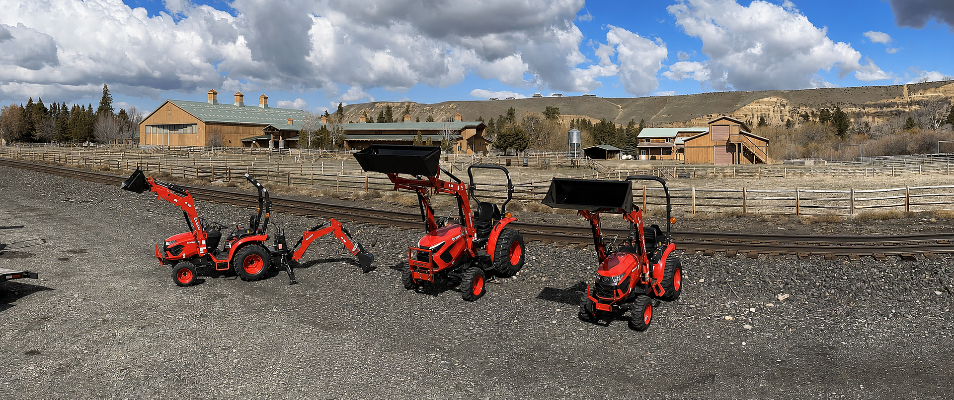 Tractor being reviewed for sale or trade at TractorCo