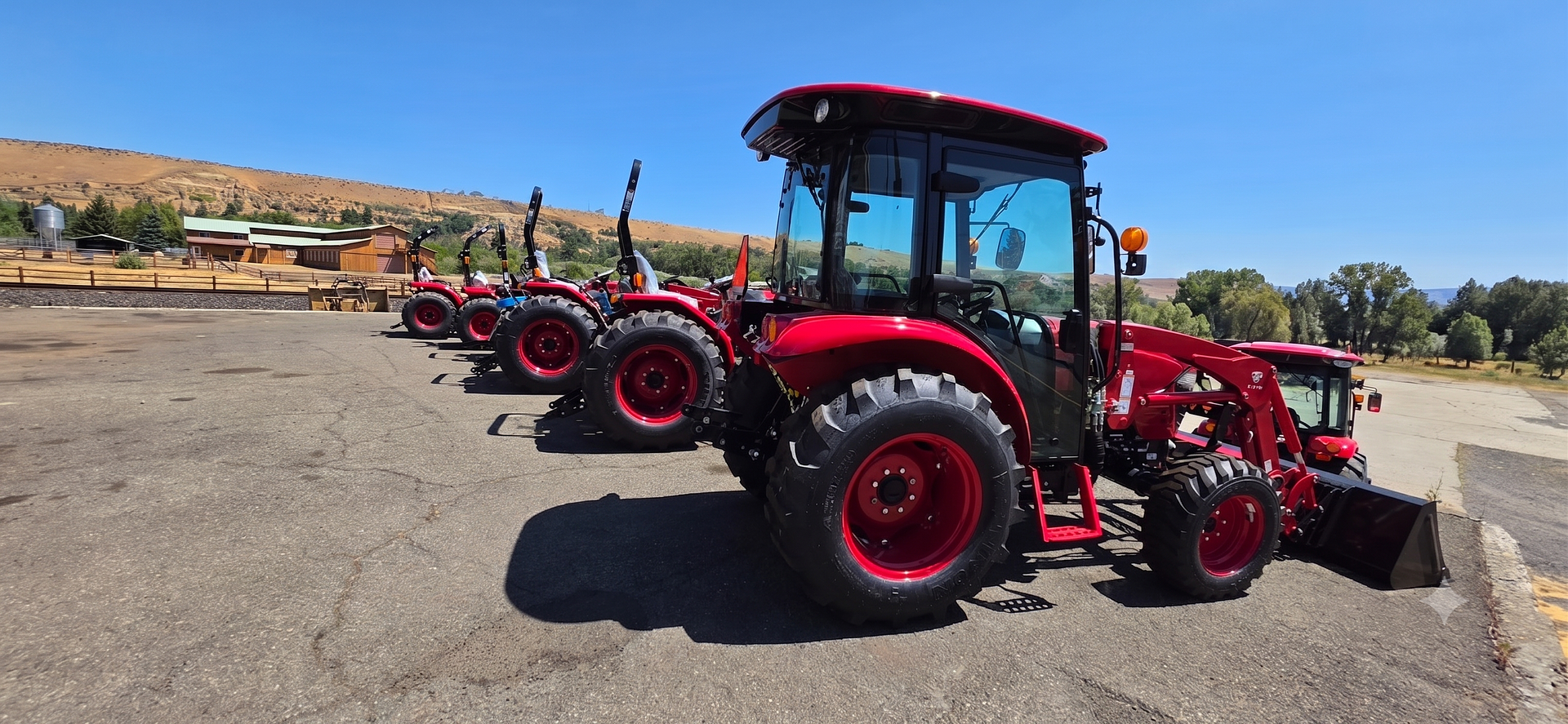 Lineup of new TYM tractors at TractorCo