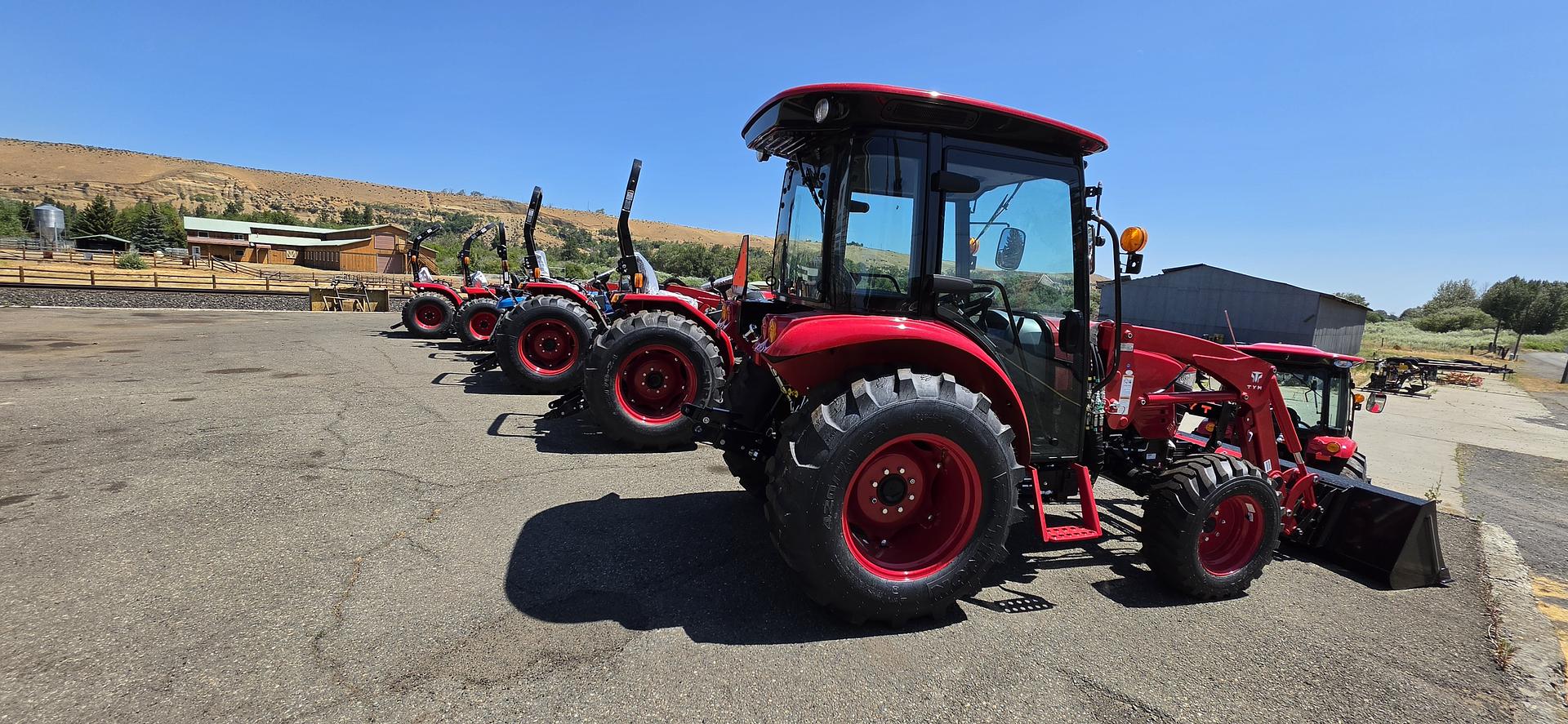 TractorCo dealership lot with TYM tractors