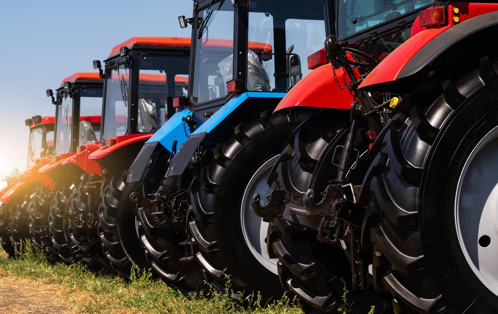 Customer discussing tractor financing options