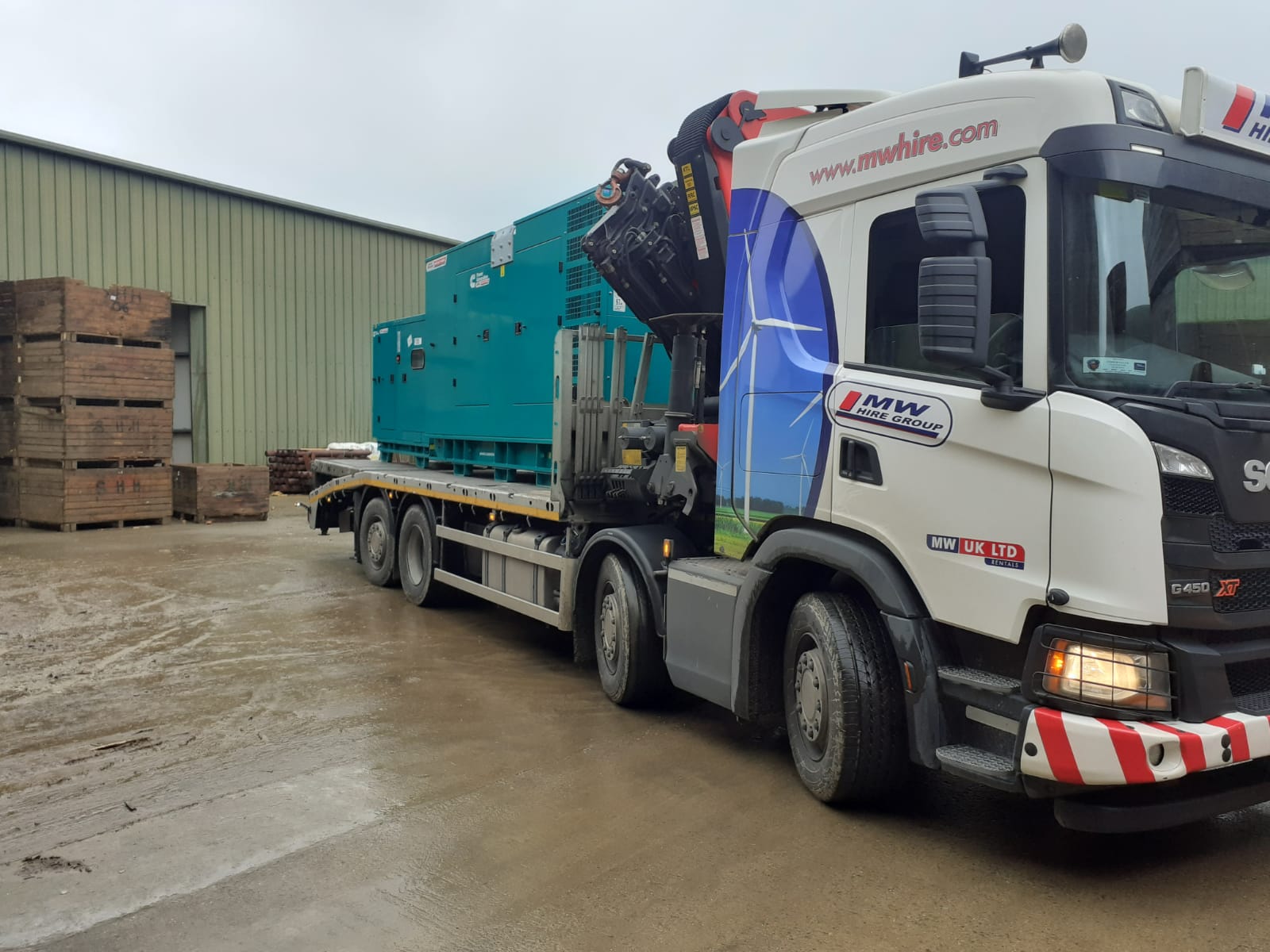 Full Load of Cummins Generators SOLD... Heading to the customer in Wexford 