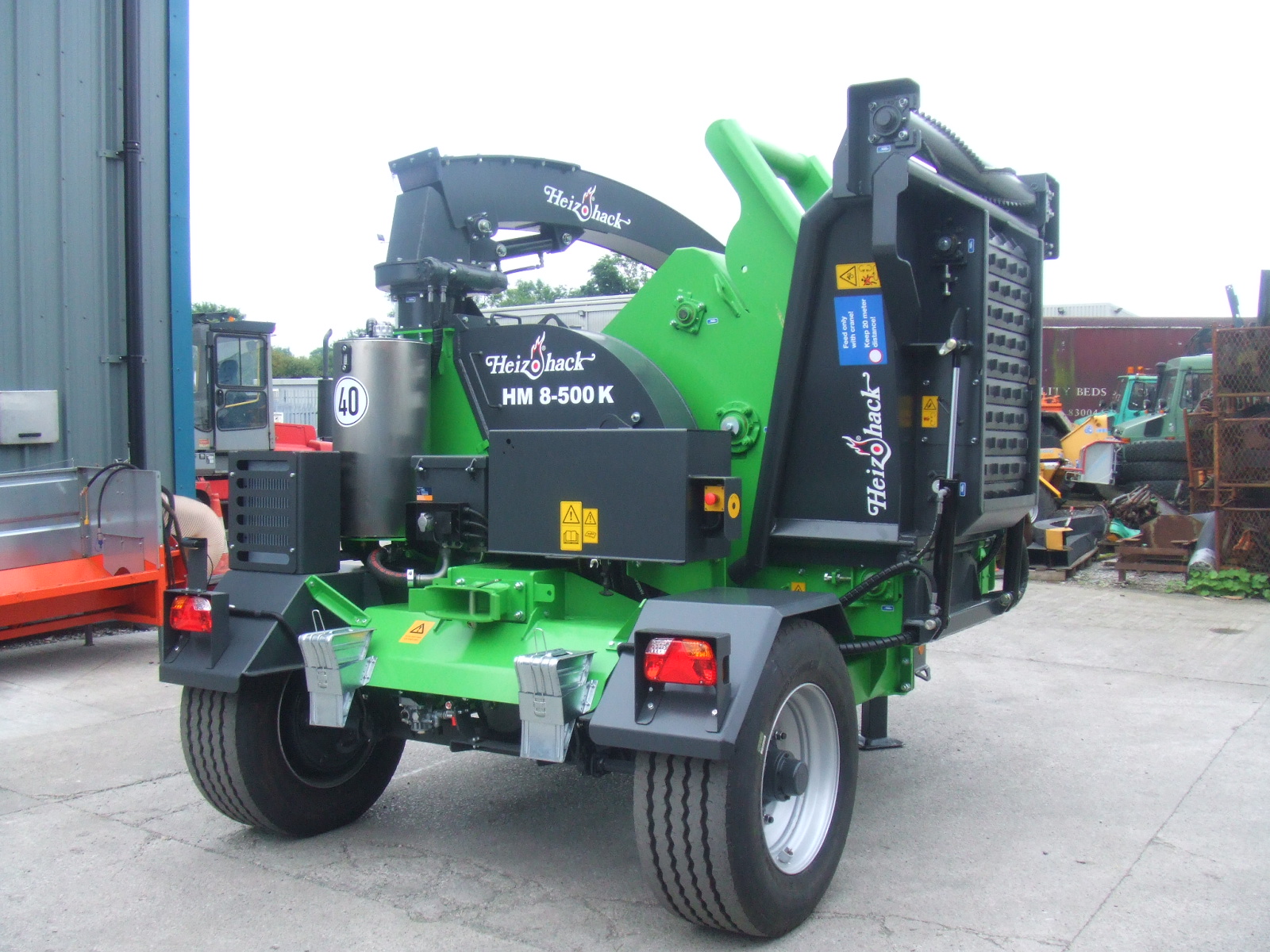  HM8-500K WITH POWERED INFEED BED