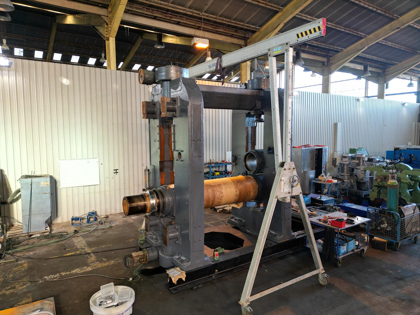 Overhauls in progress, Workshop floor. 