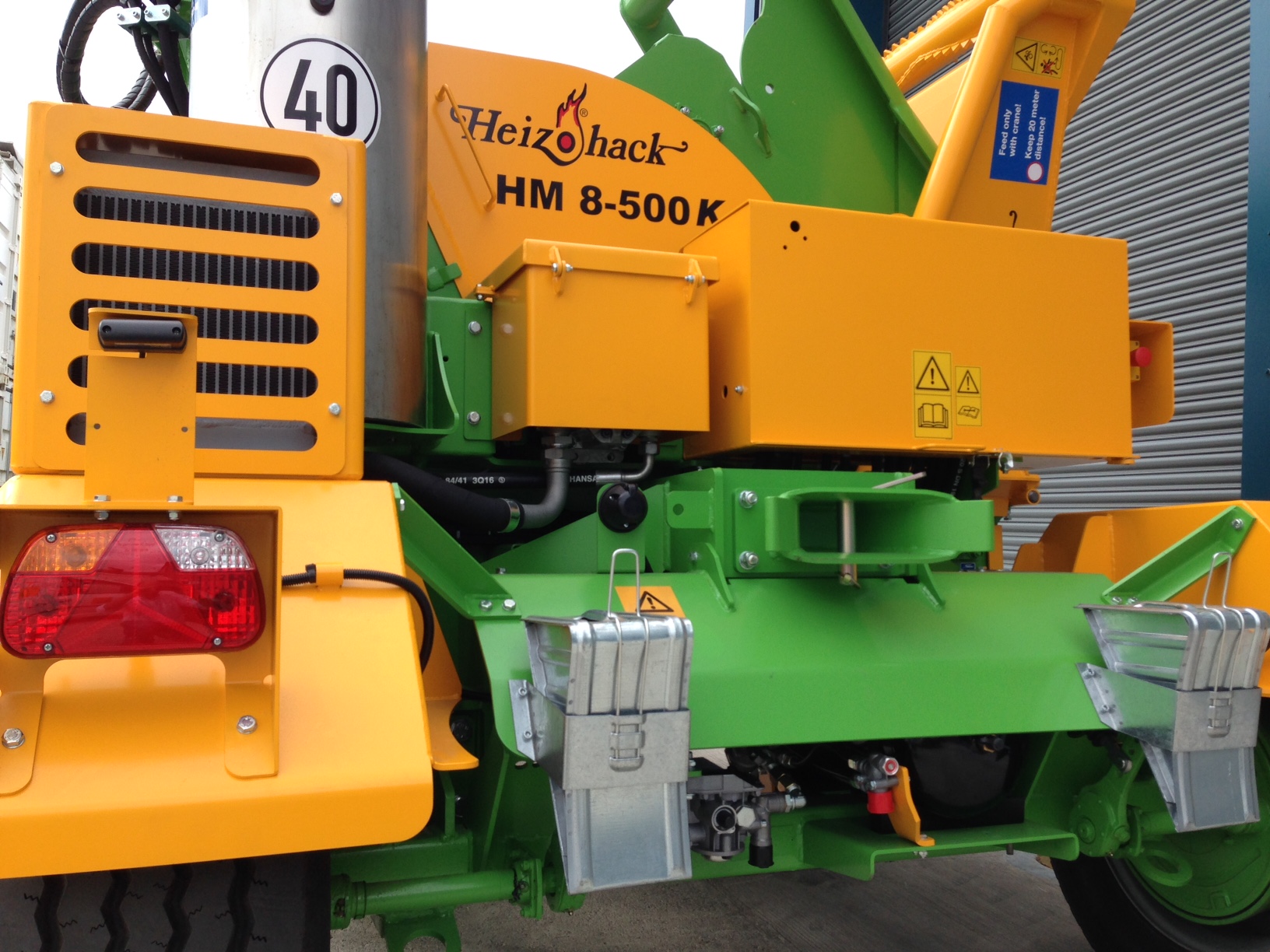 HM8-500K WOODCHIPPER GOING TO OUR CUSTOMER CHARLIE SHAW