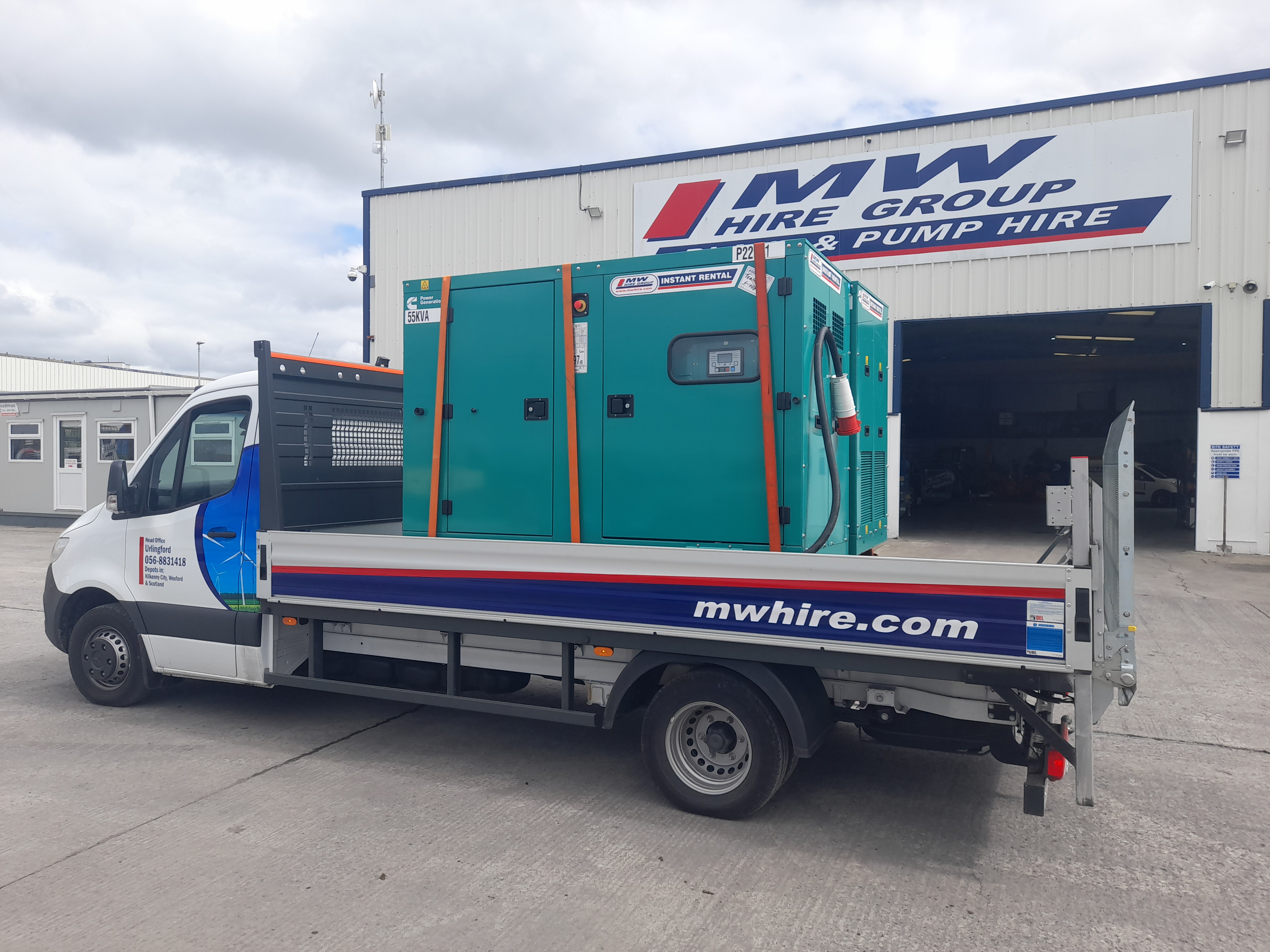 2x New Cummins C55D5 Generators SOLD... heading to the customer in Kildare