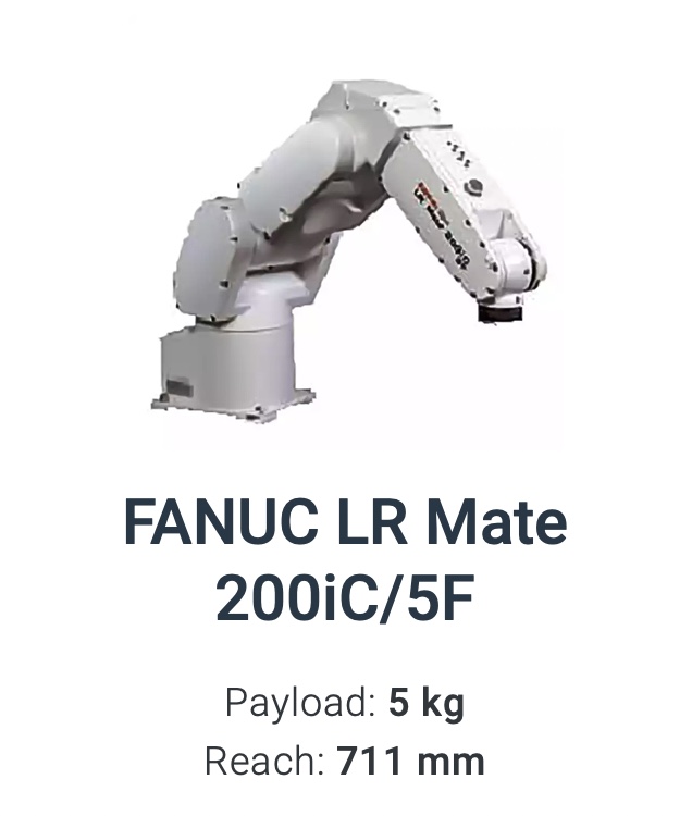 Fanuc LR Mate 200iC/5F Data Sheet