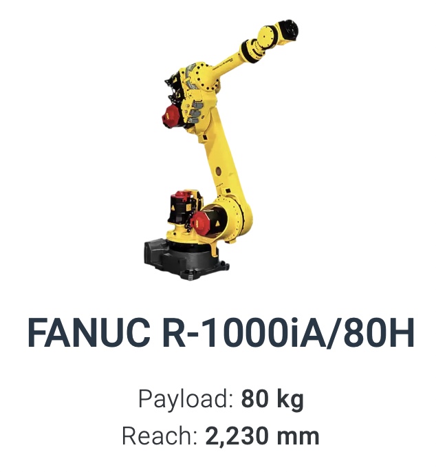 Fanuc R-1000iA/80F Data Sheet R series