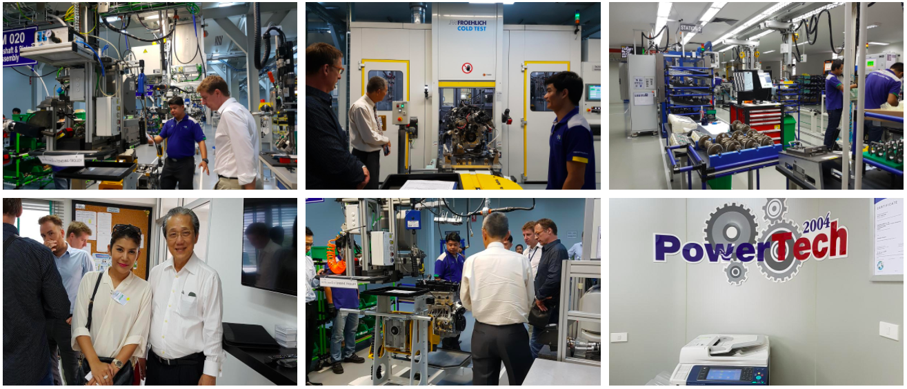 Visits to production facilities in Thailand. BMW, Mercedes, Powertech