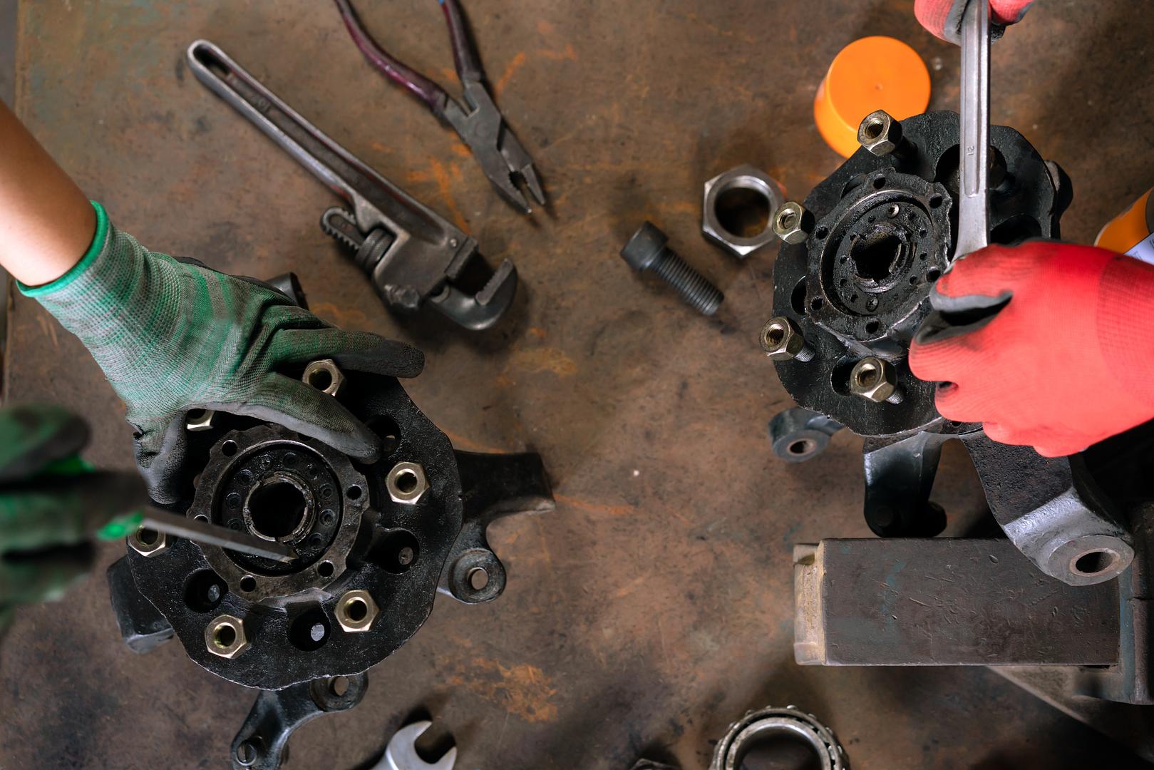 Injection molding equipment detail