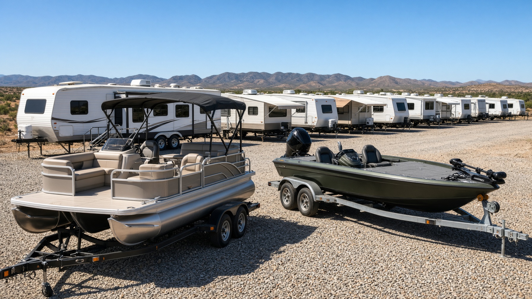 One Lot, Two Adventures: Boats and RVs for Sale in Anthony, TX