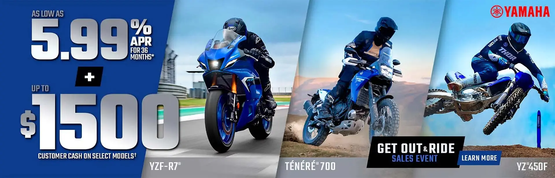 GET OUT & RIDE SALES EVENT : Motorcycles