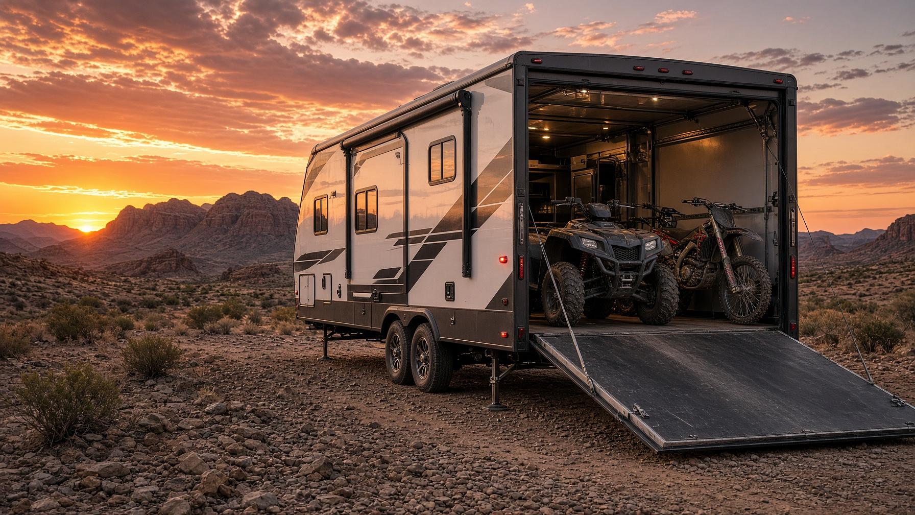 Toy Haulers for Sale Near El Paso: Heartland Cyclone Rigs Built for the Desert