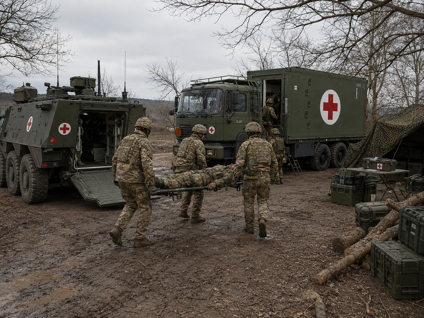 Role 1 First Aid Station: The Critical First Line of Military Medical Support