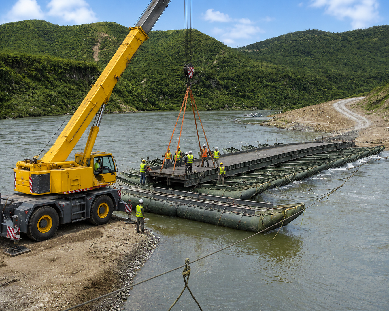 The Treadway Type B Bridge: From U.S. Military Engineering to Modern Civil Infrastructure