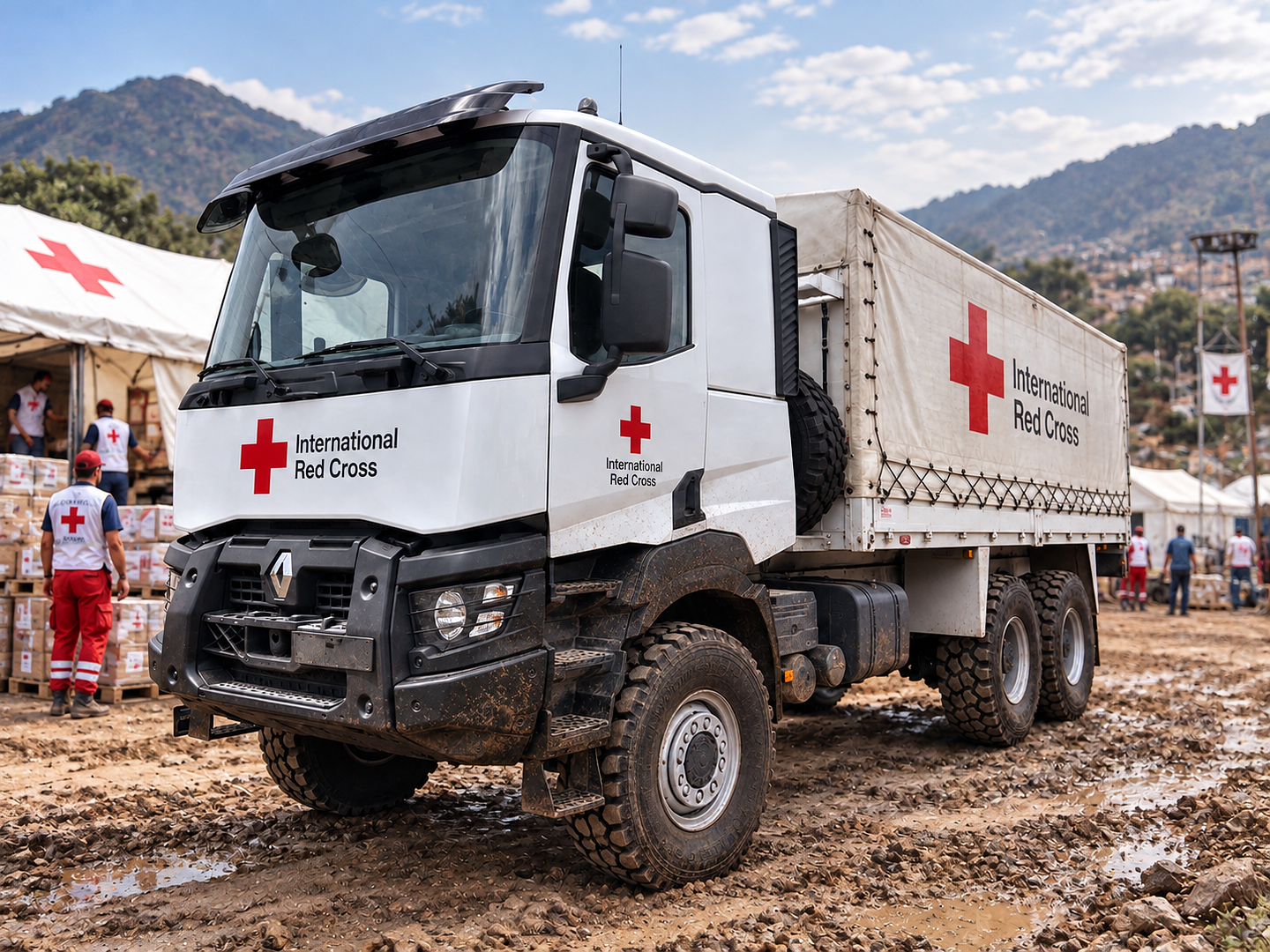 Renault K380 6x6 Cargo for Humanitarian Aid & Disaster Relief
