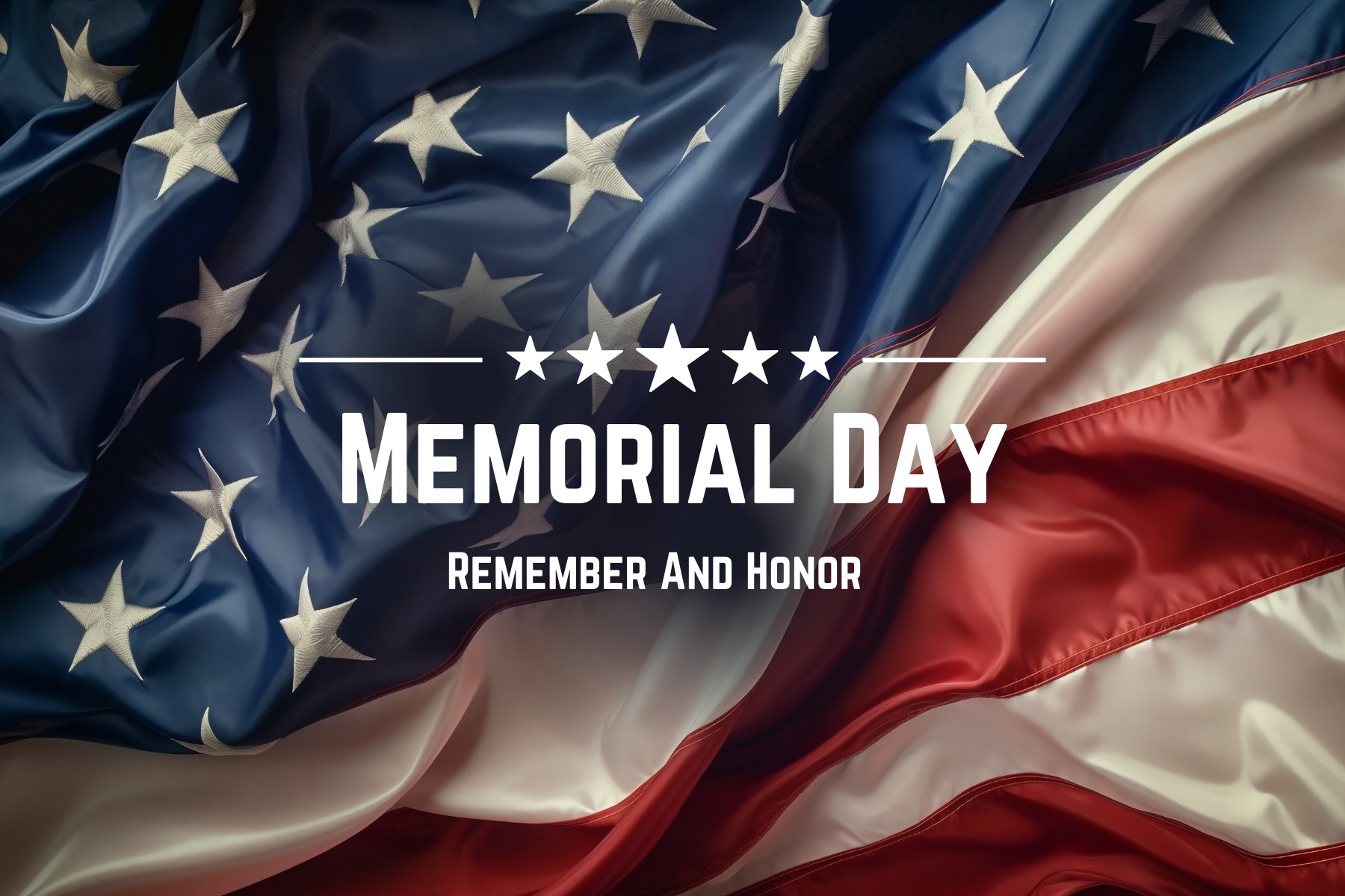 Our office will be closed in observance of Memorial Day. 