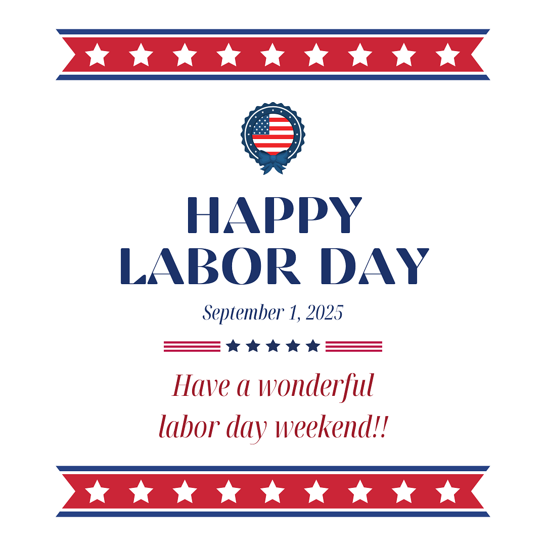 Our office and warehouse will be closed on Monday, September 1st. 