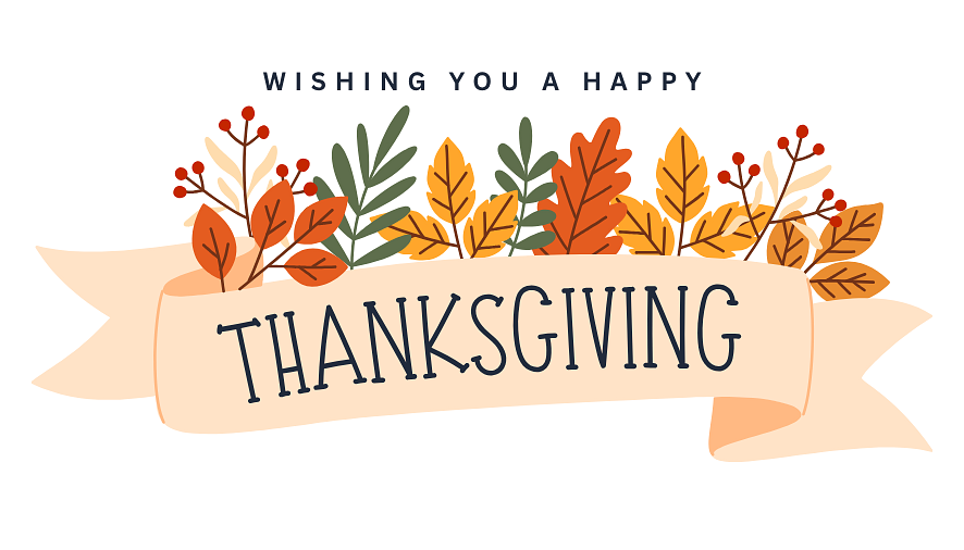 Our offices will be closed Thu 11/27 & Fri 11/28 for Thanksgiving, reopening Mon 12/1.