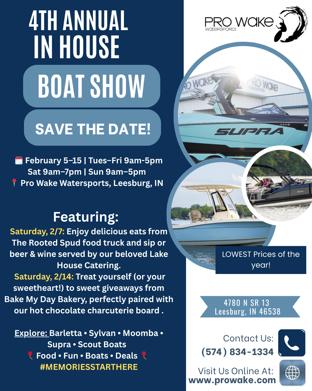 2/5 - 2/15 4th Annual In House Boat Show 2026