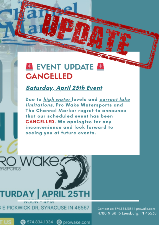 4/25/2026 EVENT HAS BEEN CANCELLED