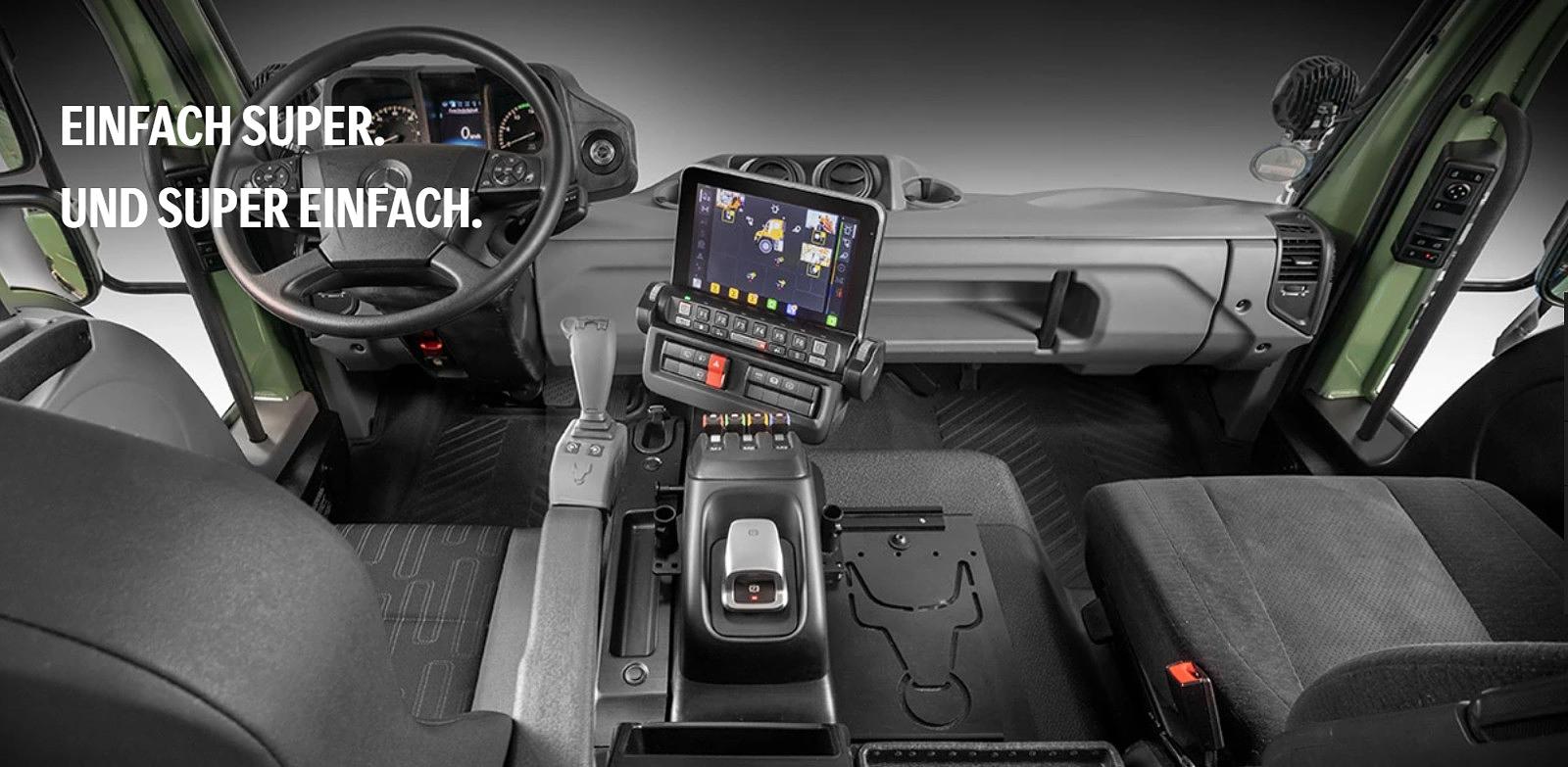 UNI-TOUCH: Das neue Bediensystem für den Unimog Geräteträger