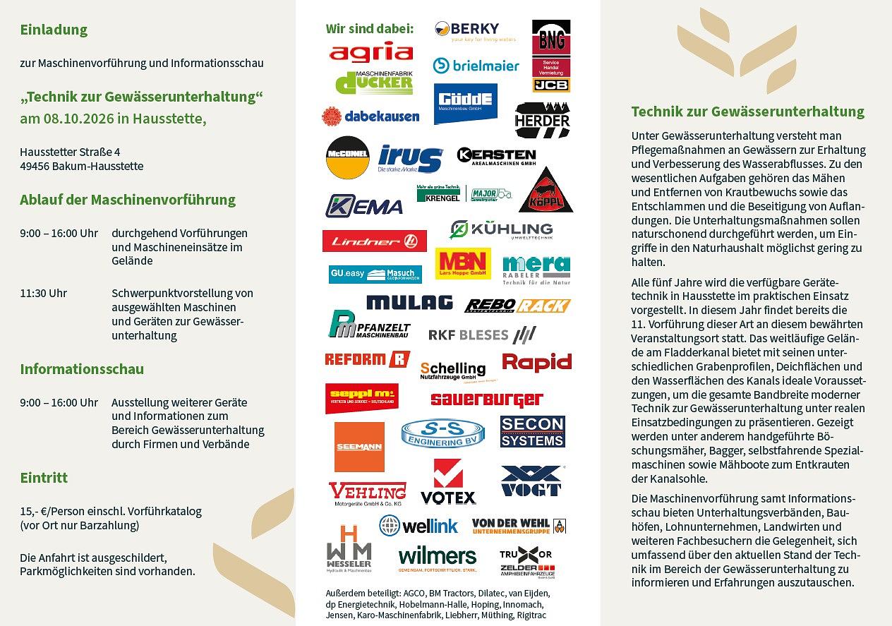 Kommende Messen und Veranstaltungen
