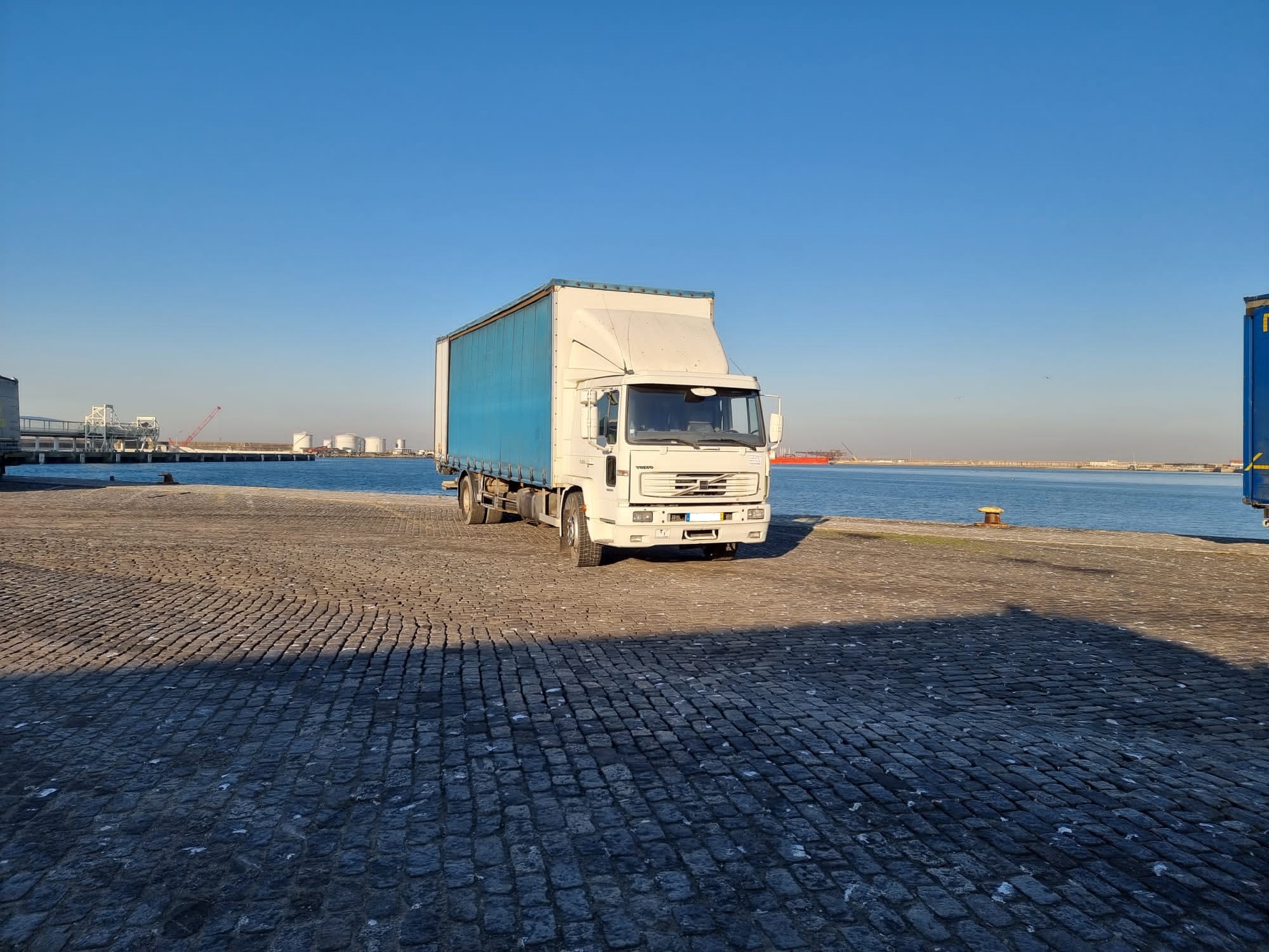 In the port. Shipping to Lagos - Nigeria via Antwerp - Belgium.