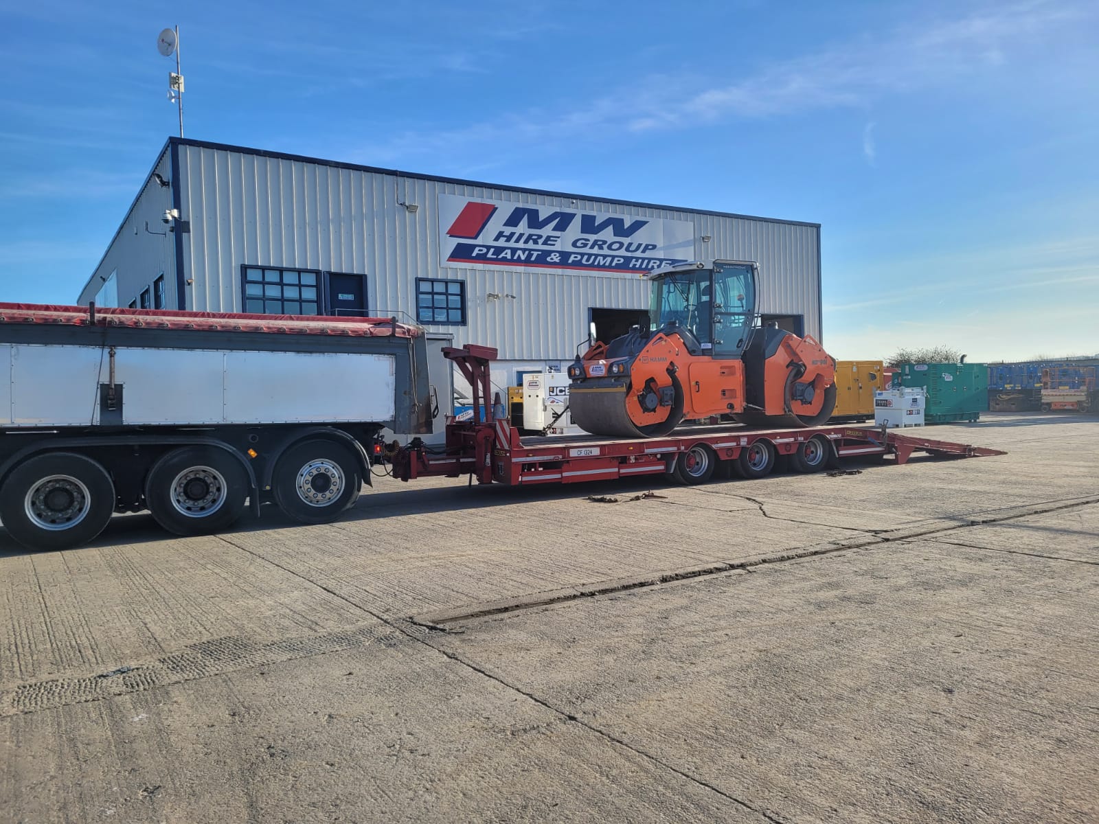 Ex Rental Hamm HD+90i Roller SOLD... Customer collecting