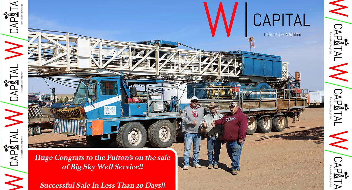 Big Sky Well Service Sold!