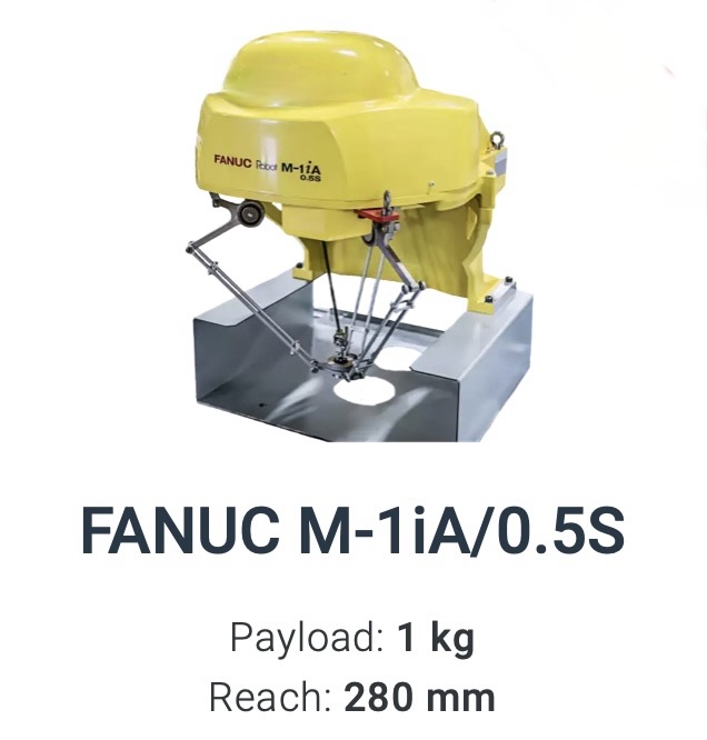 Fanuc M-1iA/0.5S Delta Robot Data Sheet