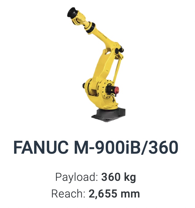 Fanuc M-900iB/360 Data Sheet
