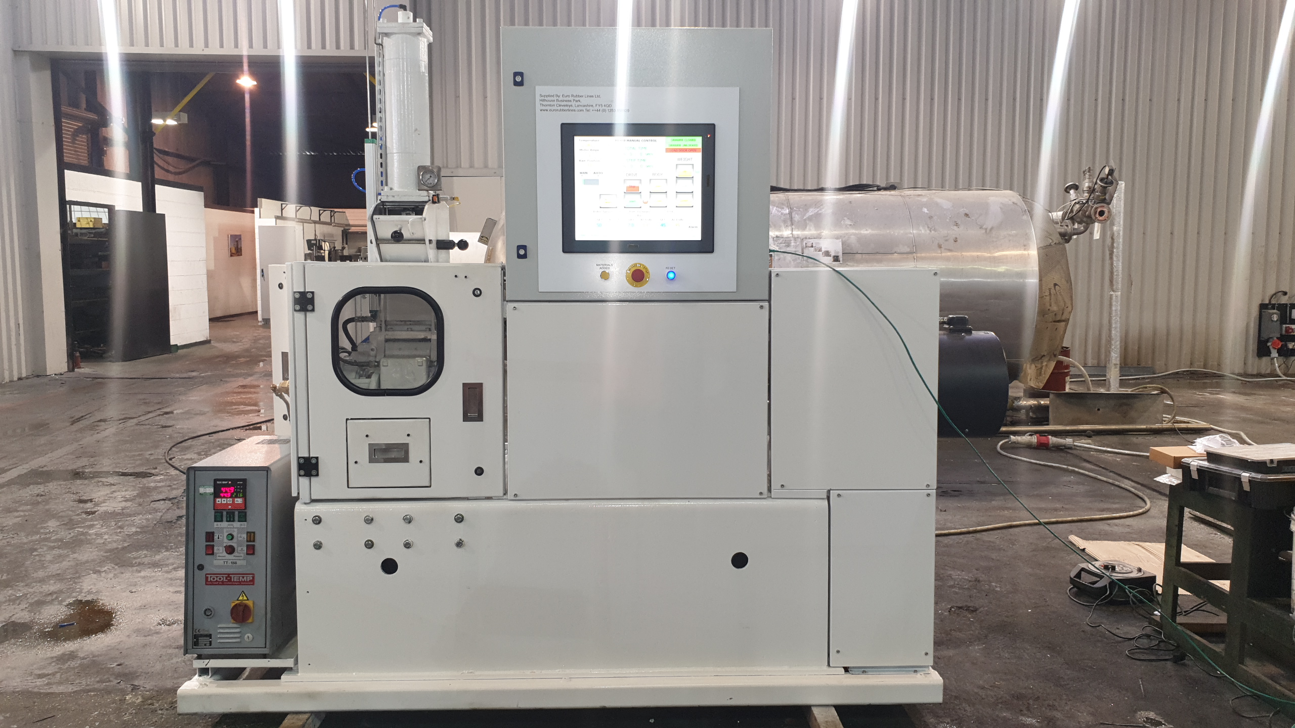 A Full Refurbishment complete on a Farrel Model BR Lab Banbury Mixer 1.6L