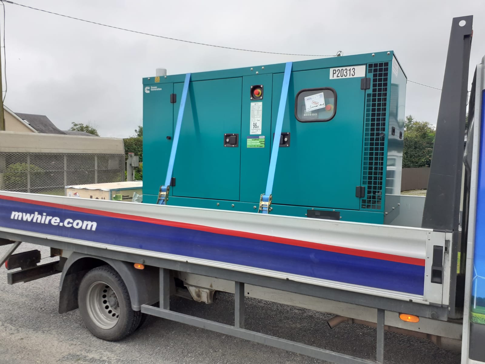 New Cummins C38D5 Silent generator complete with 100amp Automatic changeover panel SOLD!....... Being deliverd to site in Co. Roscommon 