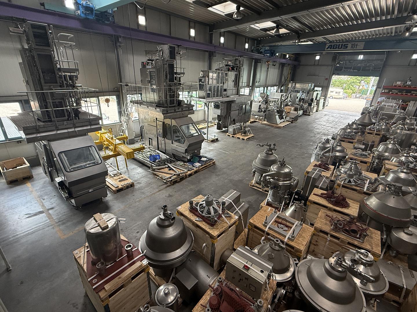 Inside Our Warehouse: Dairy & Beverage Processing Machinery Ready for Your Next Project