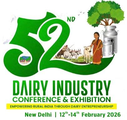 Meet us at the Dairy Industry Conference & Exhibition, New Delhi, India, stall no. L28