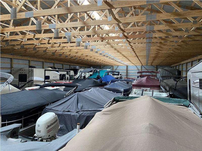 RV and boat storage yard
