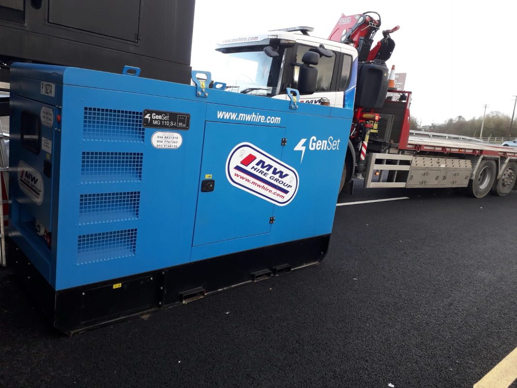 110kVA Generator Delivered For The Official Opening Ceremony Of The New Ross By Pass