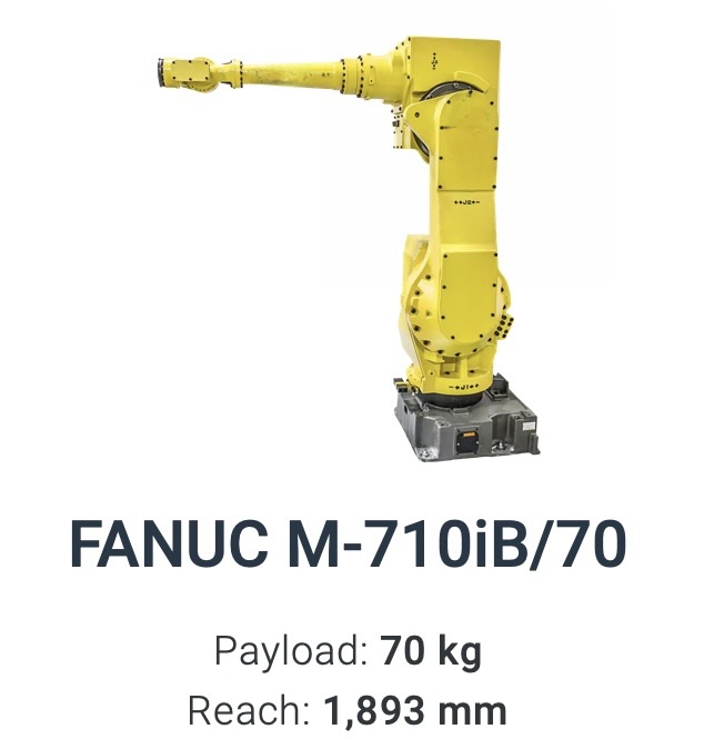 Fanuc M-710iB/70 Data Sheet