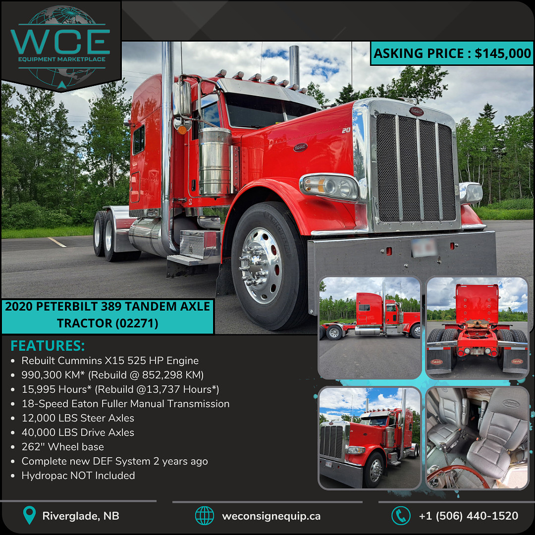 π Fresh Listings: Premium Peterbilt 389 Sleeper Tractors β Rebuilt Engines, Warranties & Work-Ready