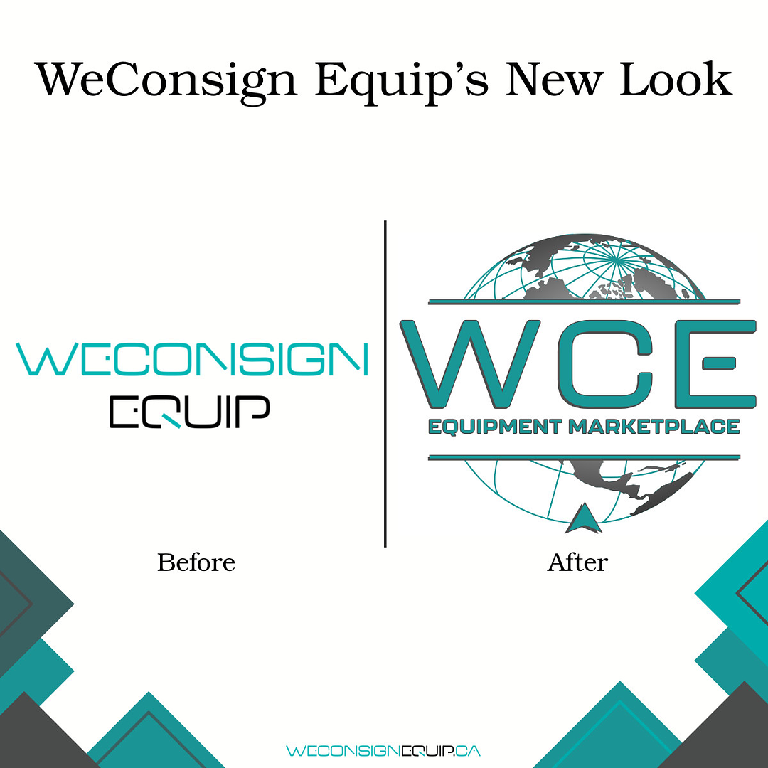 Introducing the New WeConsign Equip Logo: A Bold Look for a Global Future in Heavy Equipment Sales