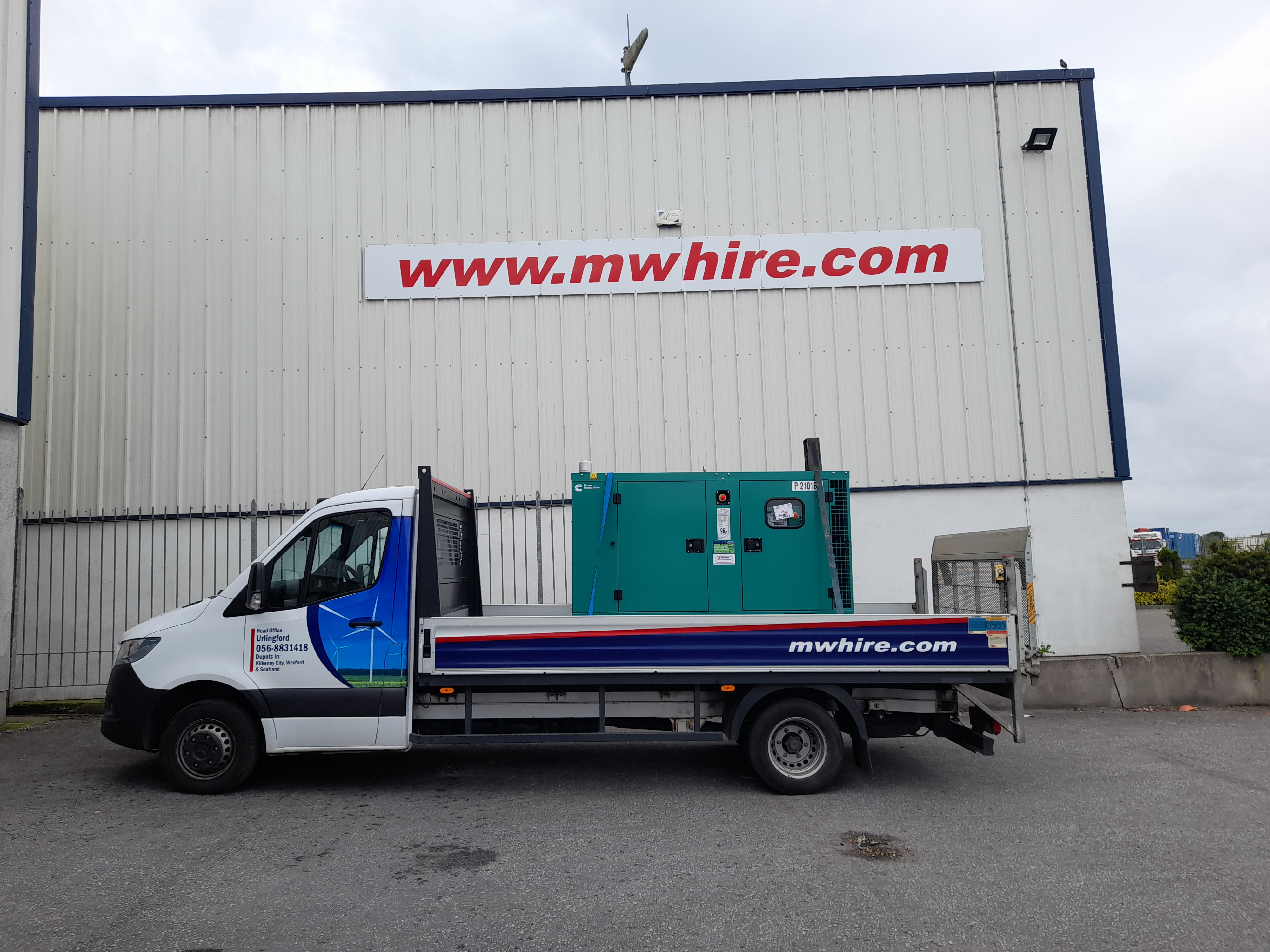 New Single Phase Cummins C33D5 Silent Generator SOLD... being delivered to site in Kildare 