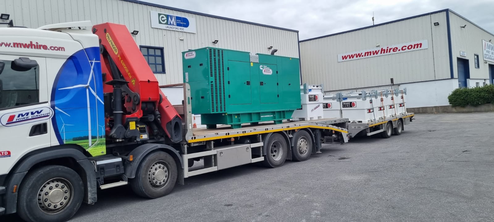 Cummins C170D5 Generator and 9x 1,000LTR Fuel Tanks SOLD to seperate customers