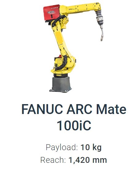 Fanuc Arc Mate 100iC Data Sheet