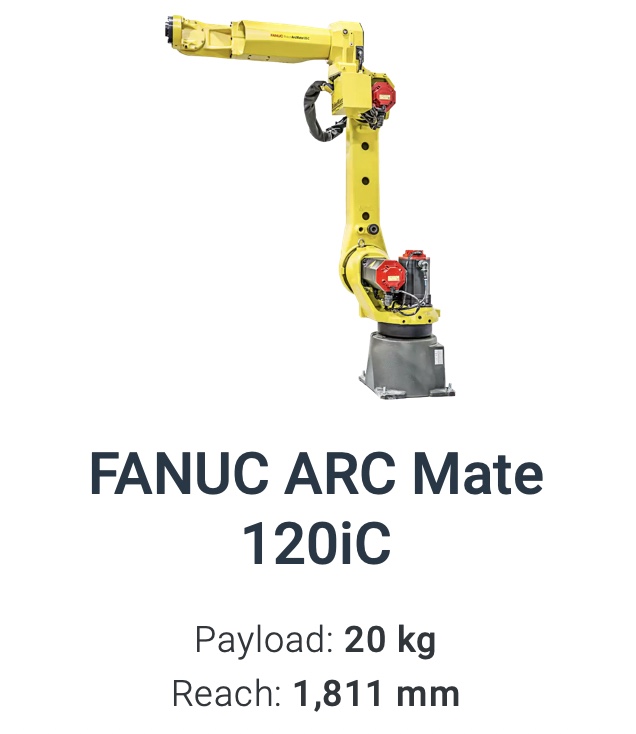 Fanuc Arc Mate 120iC Data Sheet