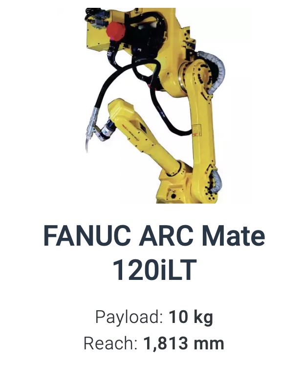 Fanuc Arc Mate 120iLT Data Sheet