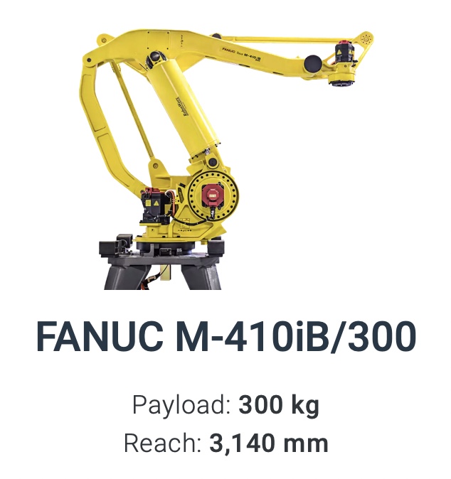 Fanuc M-410iB/300 Data Sheet
