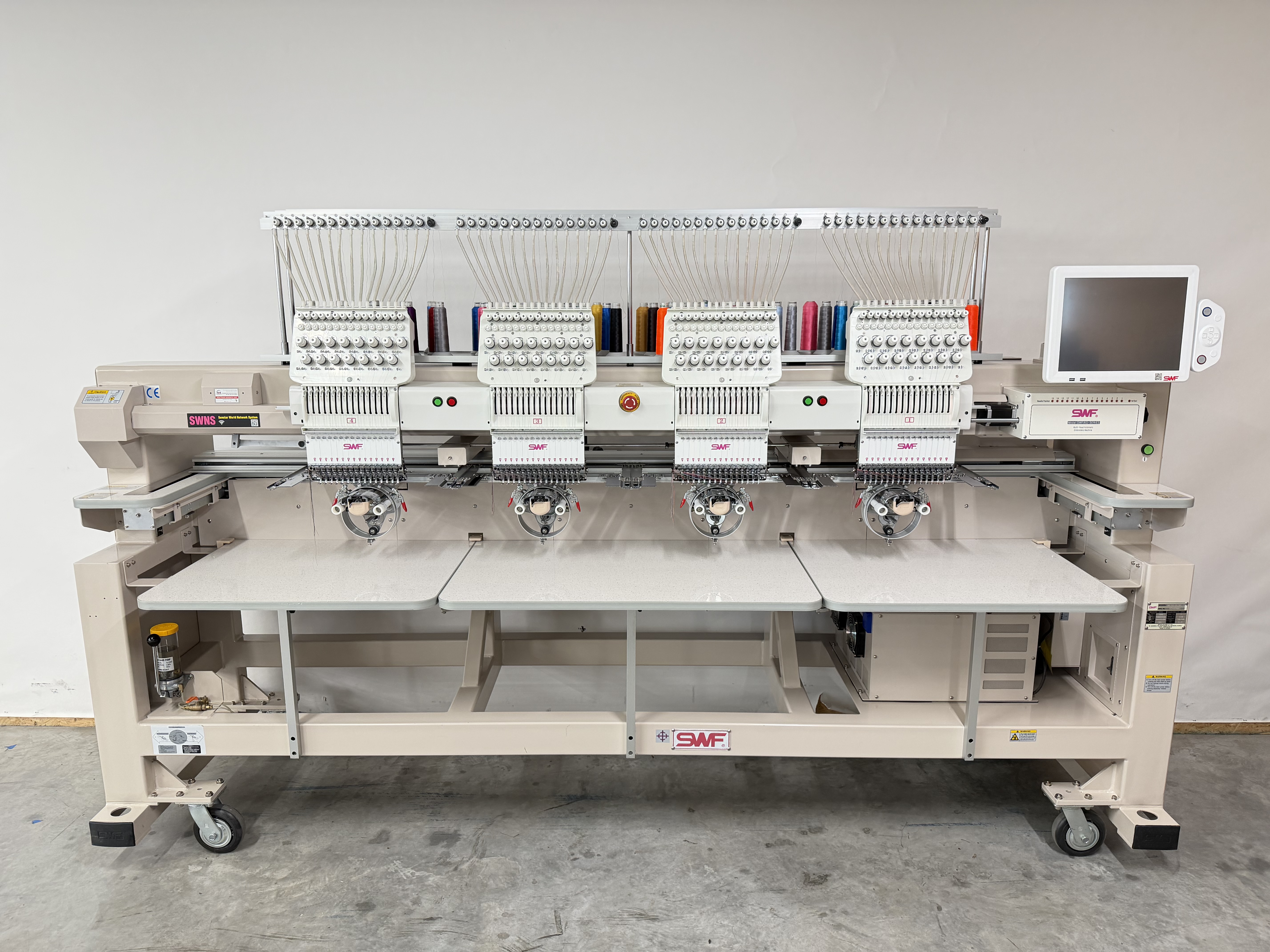 Refurbished SWF embroidery machine