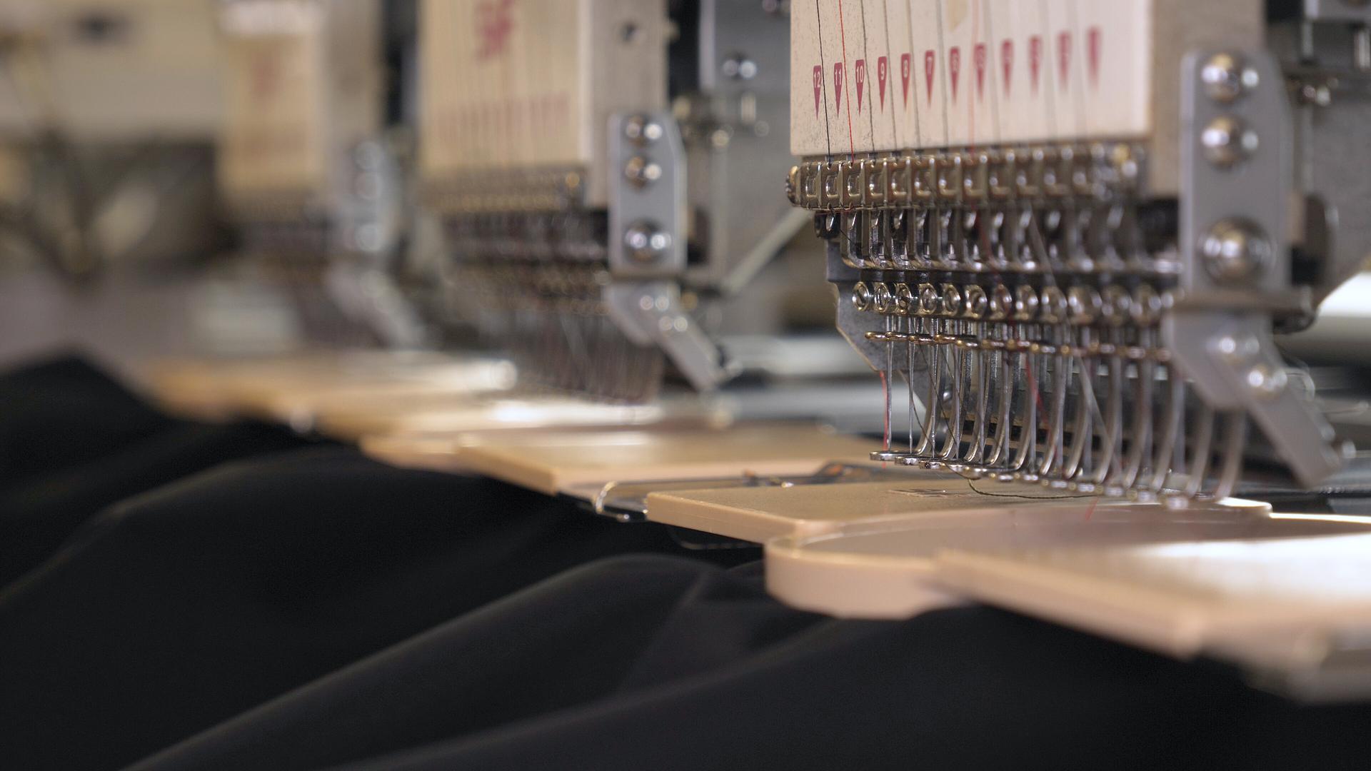 Embroidery machine equipment